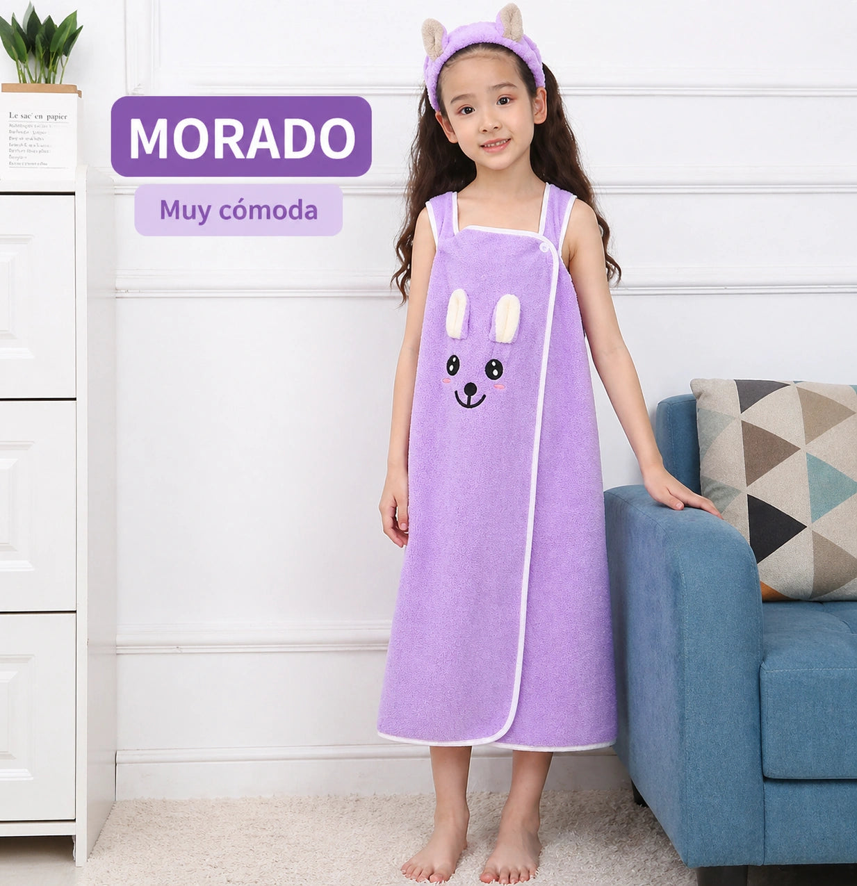 Toalla Con Balaca Para Niñas