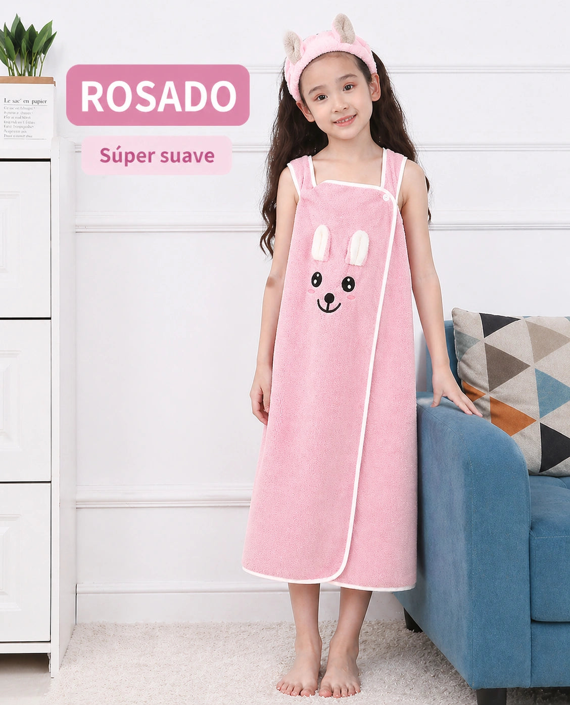 Toalla Con Balaca Para Niñas
