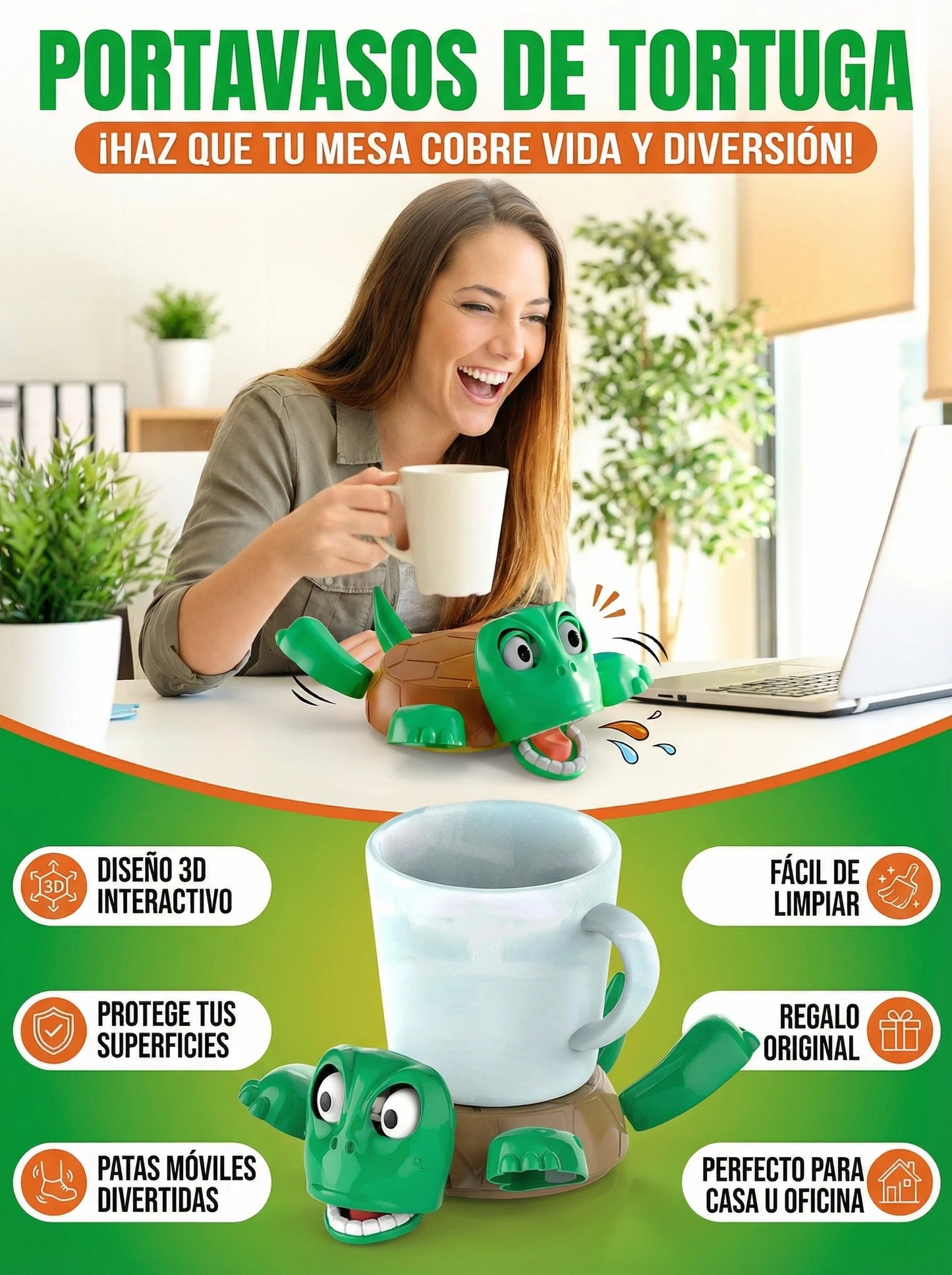 Portavasos de Tortuga